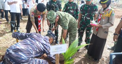 Dukung Program Strategis Nasional, Dankodaeral VI Dampingi Mentan RI Lounching Gemerlap di Selayar